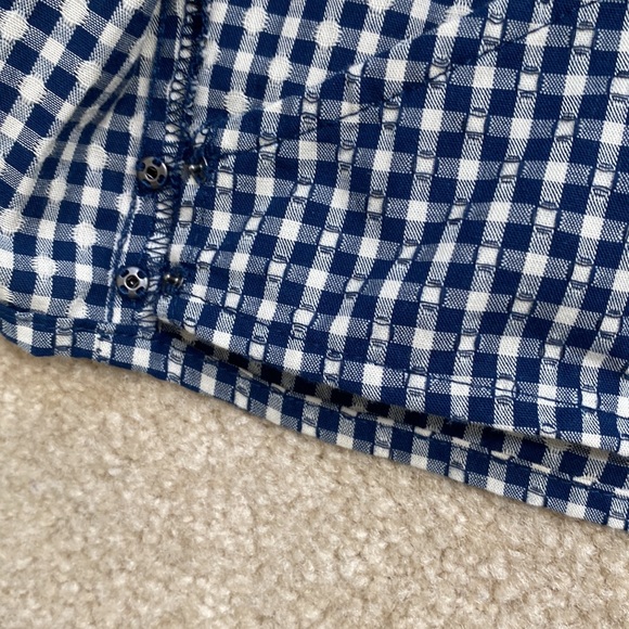 Madewell wrap 3/4 length sleeve blouse - Picture 4 of 6